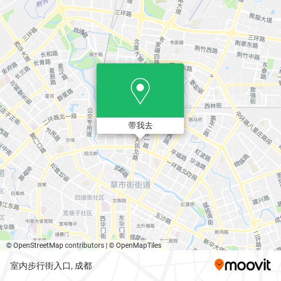 室内步行街入口地图