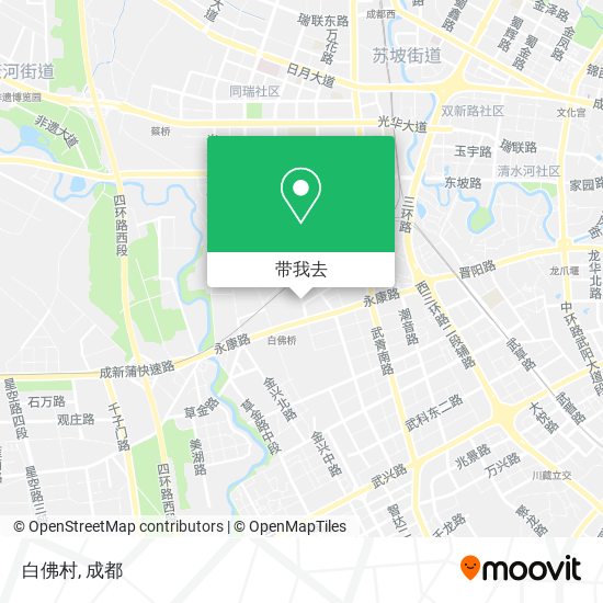 白佛村地图