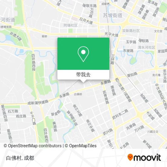 白佛村地图