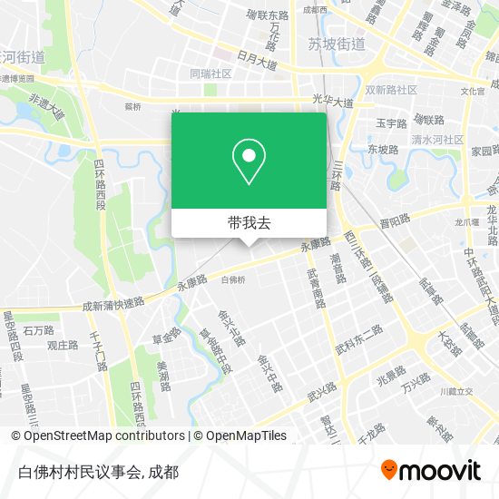 白佛村村民议事会地图