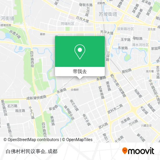 白佛村村民议事会地图