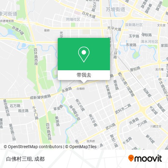 白佛村三组地图