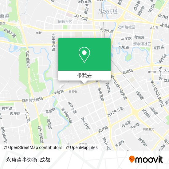 永康路半边街地图