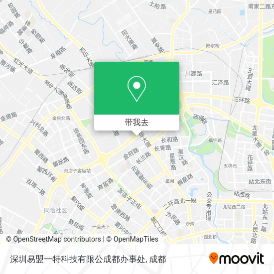 深圳易盟一特科技有限公成都办事处地图