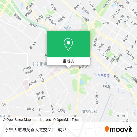 永宁大道与芙蓉大道交叉口地图