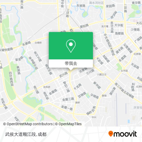 武侯大道顺江段地图