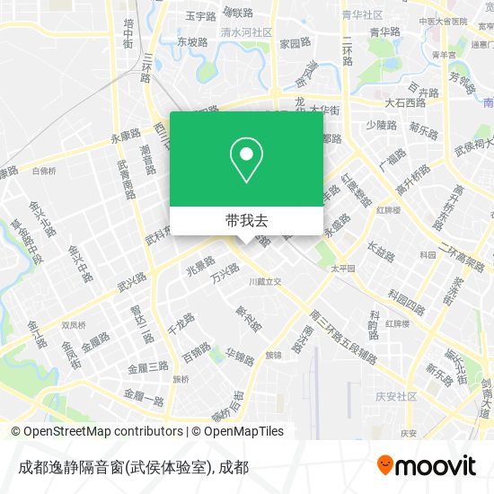 成都逸静隔音窗(武侯体验室)地图