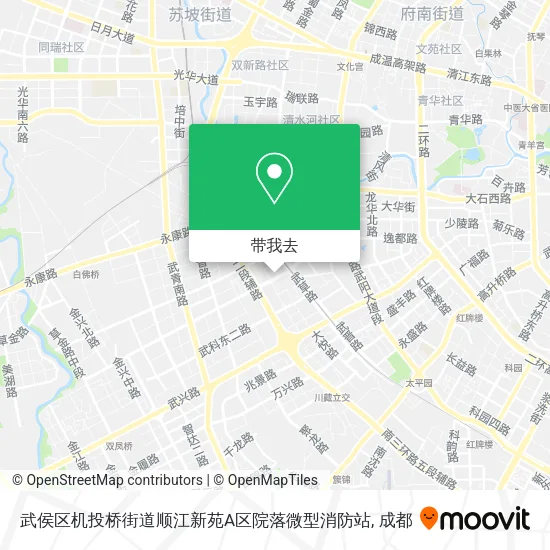 武侯区机投桥街道顺江新苑A区院落微型消防站地图