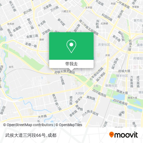 武侯大道三河段66号地图