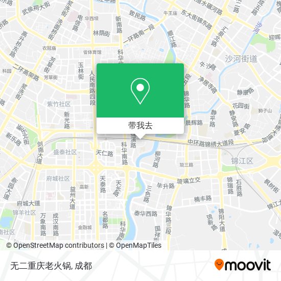 无二重庆老火锅地图