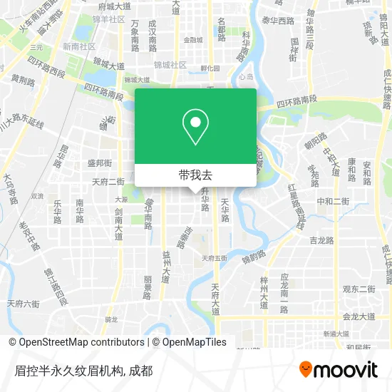 眉控半永久纹眉机构地图