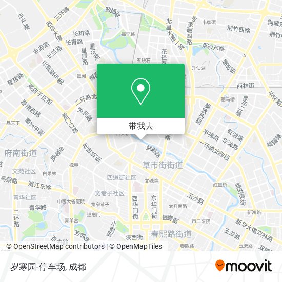 岁寒园-停车场地图