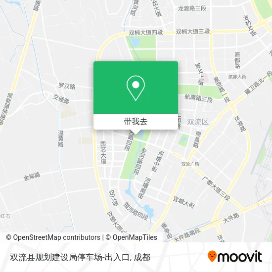 双流县规划建设局停车场-出入口地图