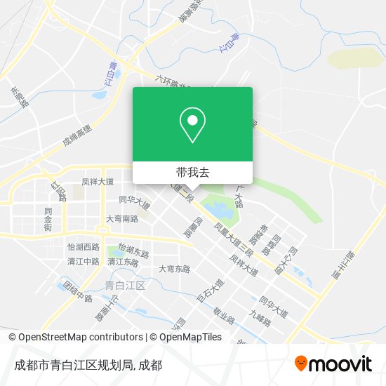 成都市青白江区规划局地图