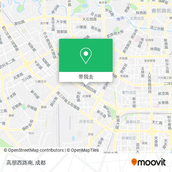 高朋西路南地图