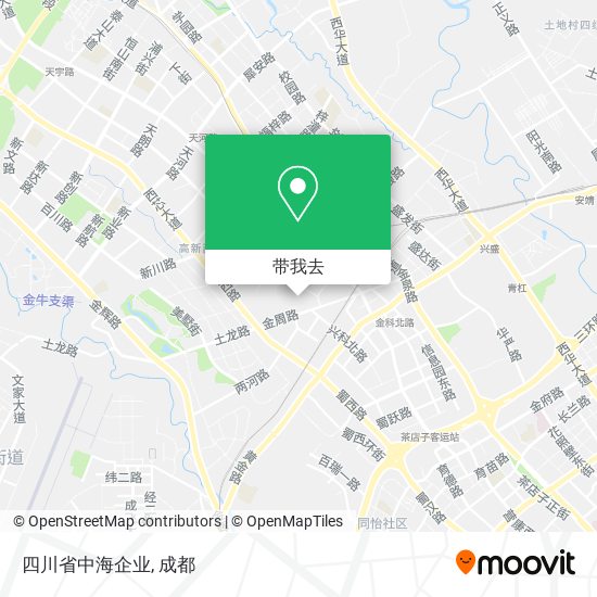 四川省中海企业地图