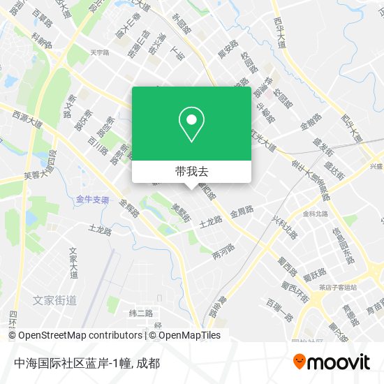 中海国际社区蓝岸-1幢地图