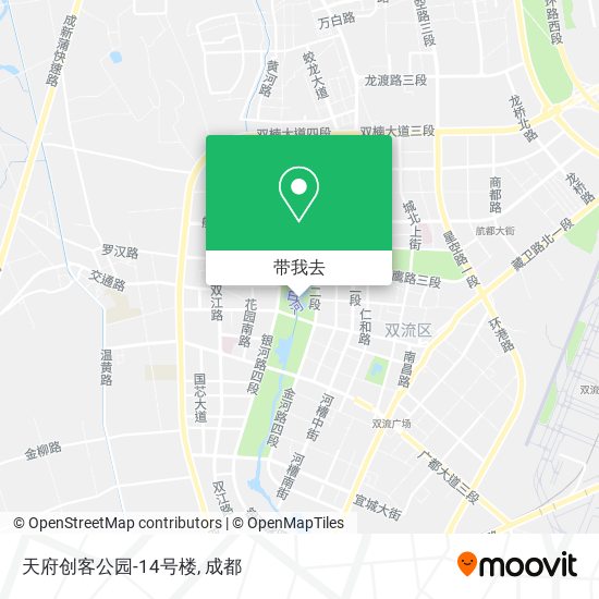 天府创客公园-14号楼地图