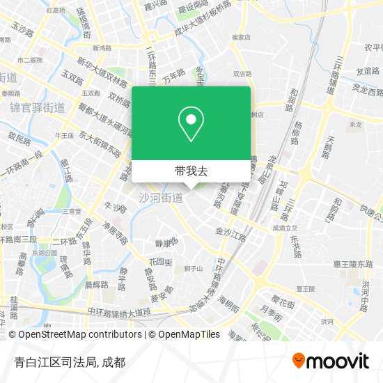 青白江区司法局地图
