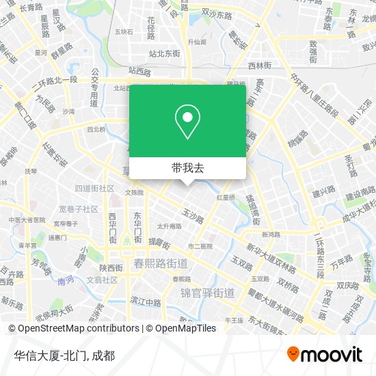 华信大厦-北门地图