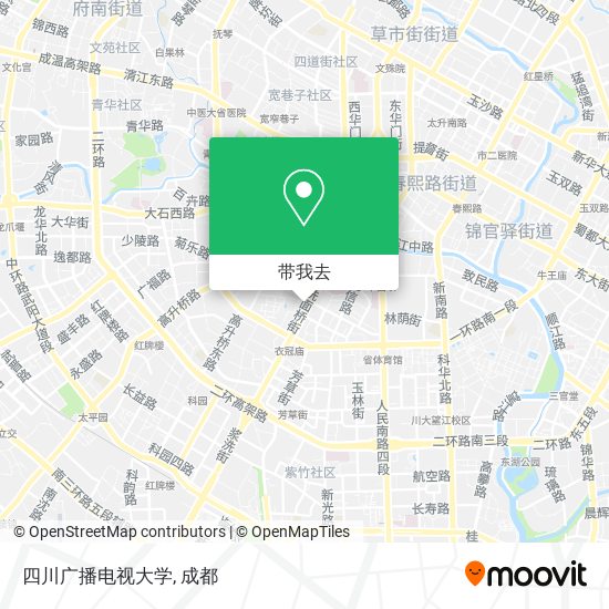 四川广播电视大学地图