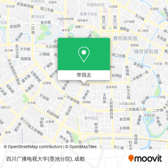四川广播电视大学(墨池分院)地图