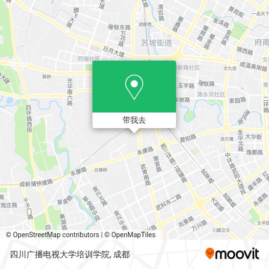 四川广播电视大学培训学院地图