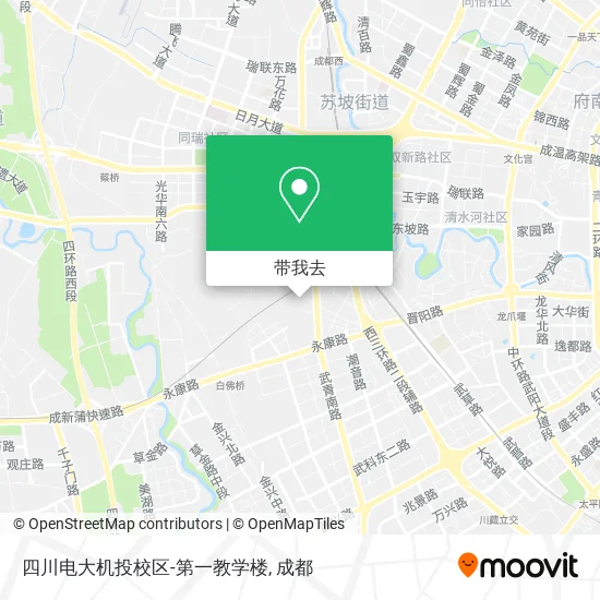 四川电大机投校区-第一教学楼地图