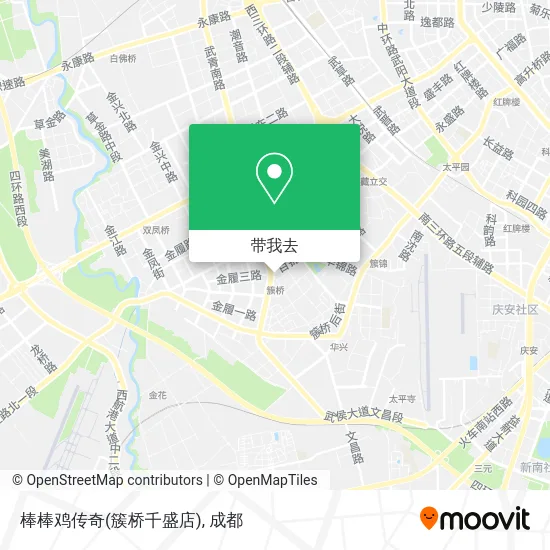 棒棒鸡传奇(簇桥千盛店)地图