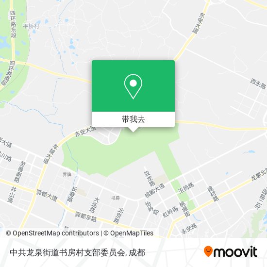 中共龙泉街道书房村支部委员会地图
