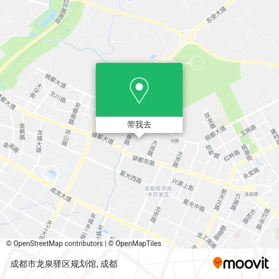 成都市龙泉驿区规划馆地图