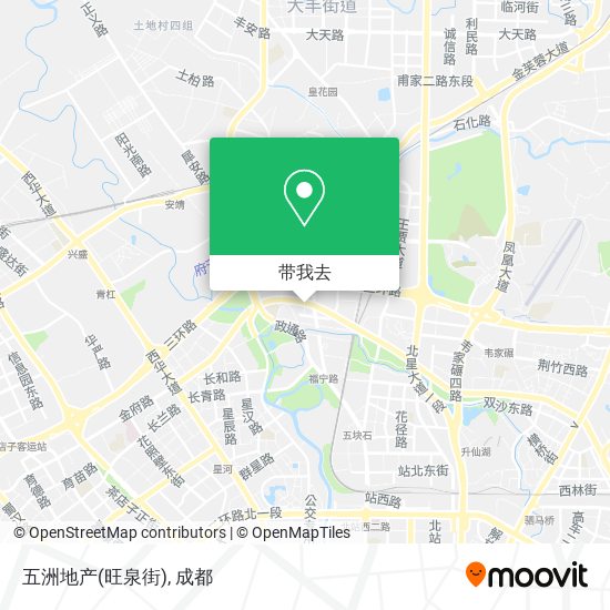 五洲地产(旺泉街)地图