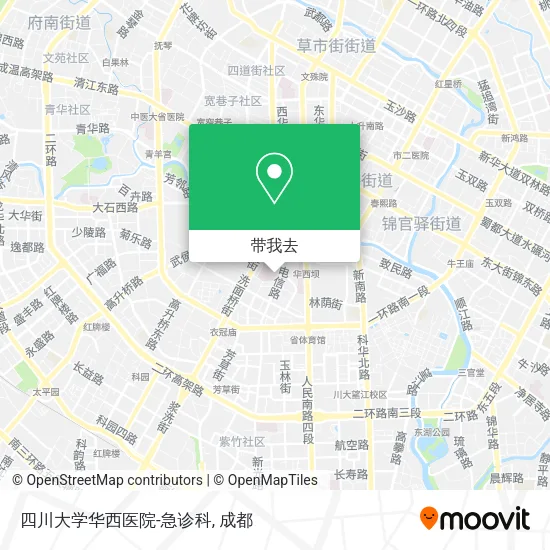 四川大学华西医院-急诊科地图