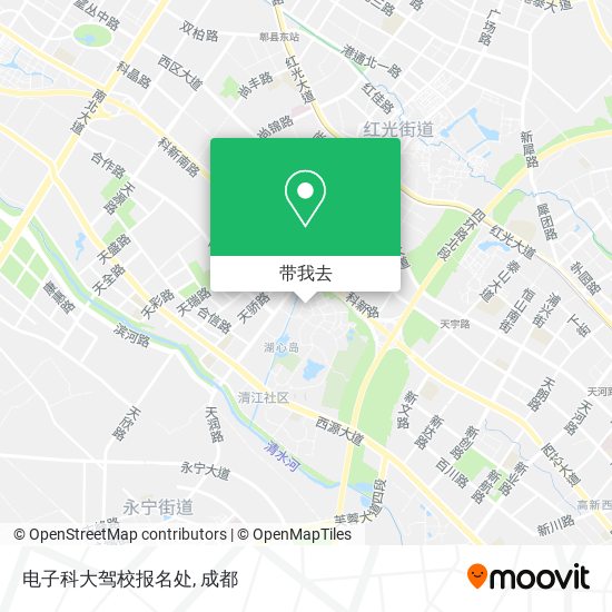 电子科大驾校报名处地图