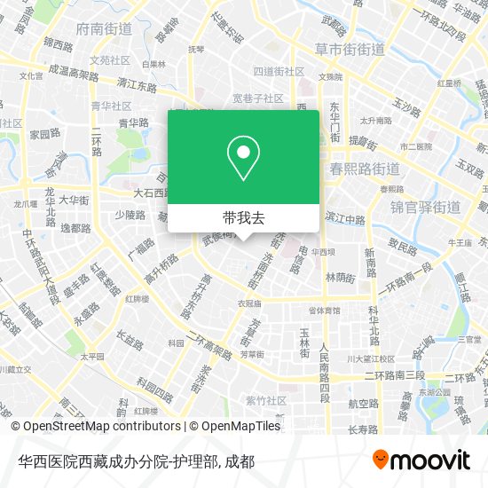 华西医院西藏成办分院-护理部地图