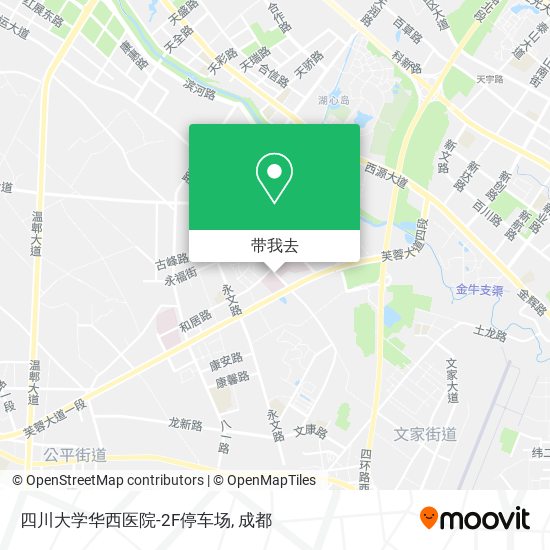 四川大学华西医院-2F停车场地图