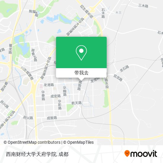 西南财经大学天府学院地图