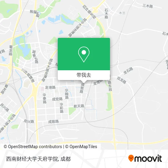 西南财经大学天府学院地图