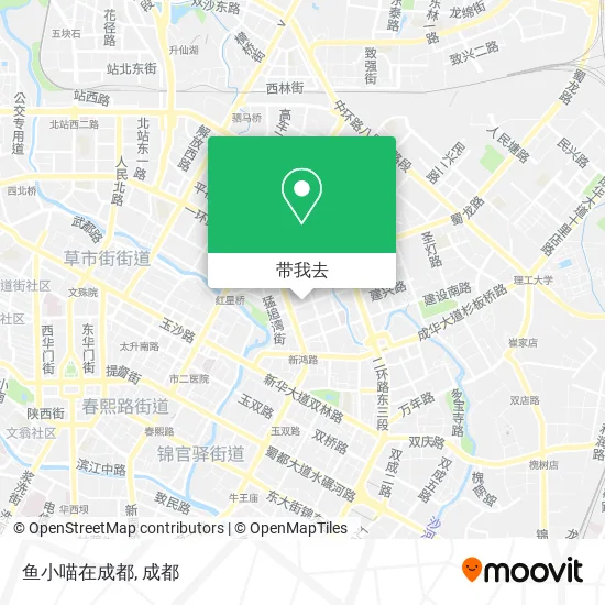鱼小喵在成都地图
