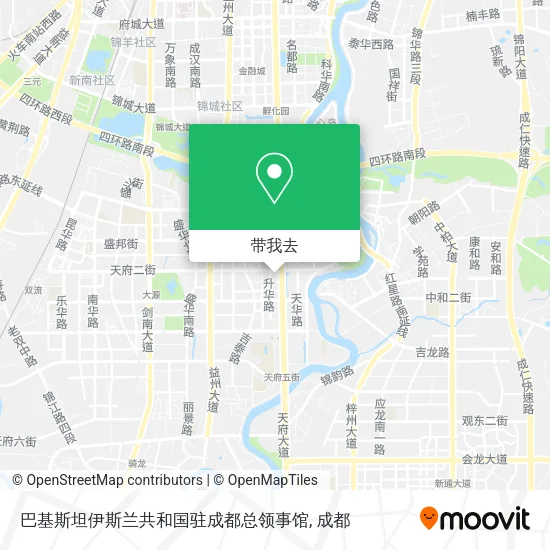 巴基斯坦伊斯兰共和国驻成都总领事馆地图