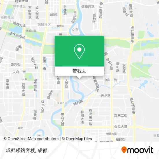 成都领馆客栈地图