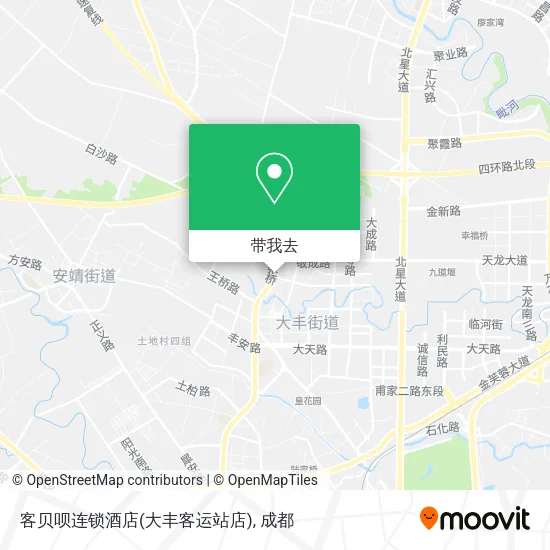 客贝呗连锁酒店(大丰客运站店)地图
