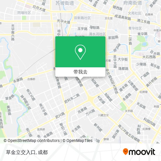 草金立交入口地图