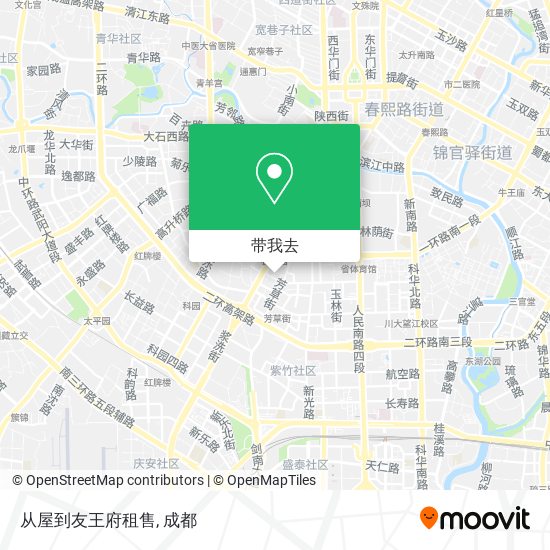 从屋到友王府租售地图