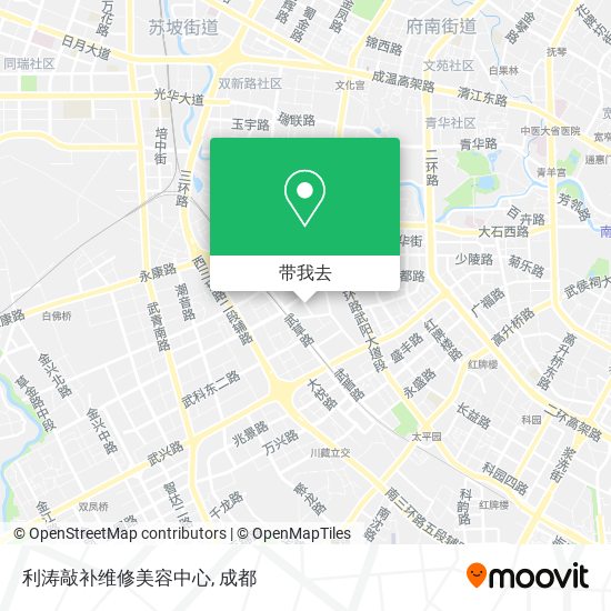 利涛敲补维修美容中心地图
