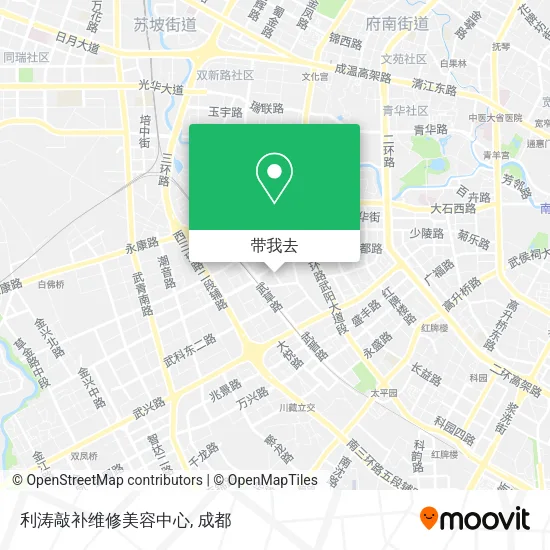 利涛敲补维修美容中心地图