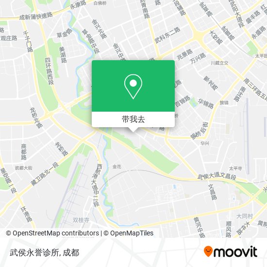武侯永誉诊所地图