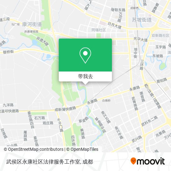 武侯区永康社区法律服务工作室地图