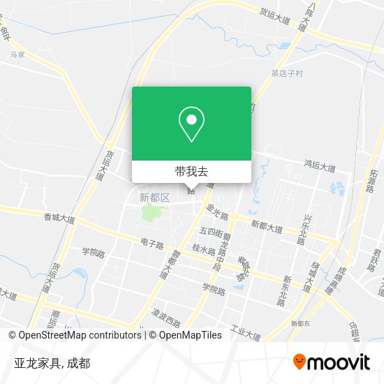 亚龙家具地图