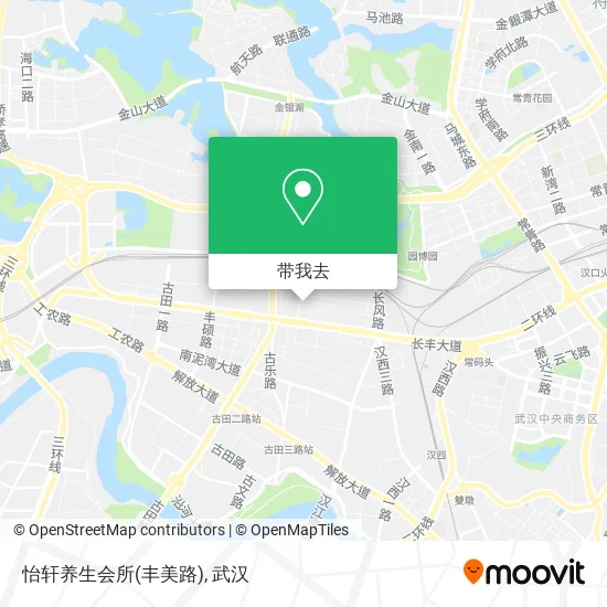 怡轩养生会所(丰美路)地图